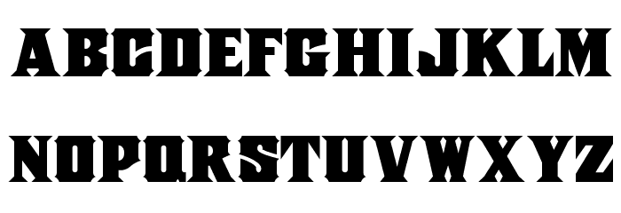 Hephest Modern Font LOWERCASE