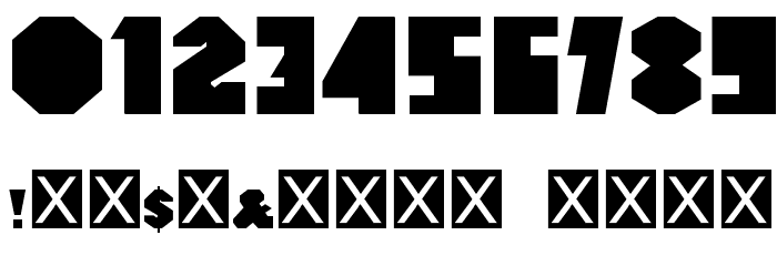 HeptagonFrench Limited Free Edition Font OTHER CHARS