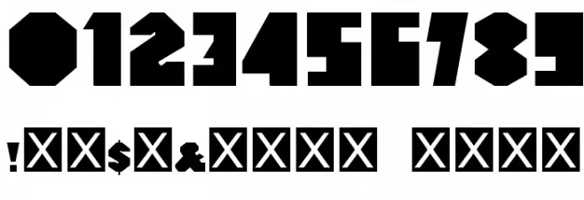 HeptagonFrench Limited Free Edition Font OTHER CHARS