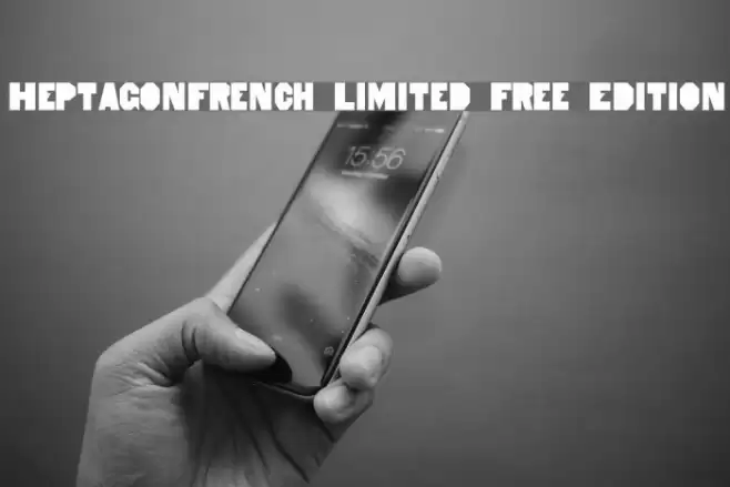 HeptagonFrench Limited Free Edition Font examples