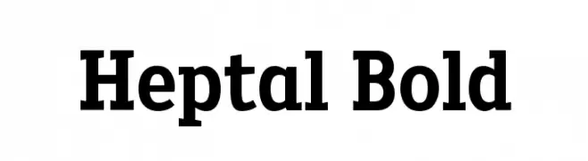 Heptal Bold  Fuentes Gratis Descargar