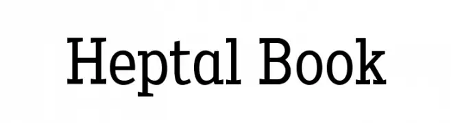 Heptal Book  フリーフォントのダウンロード