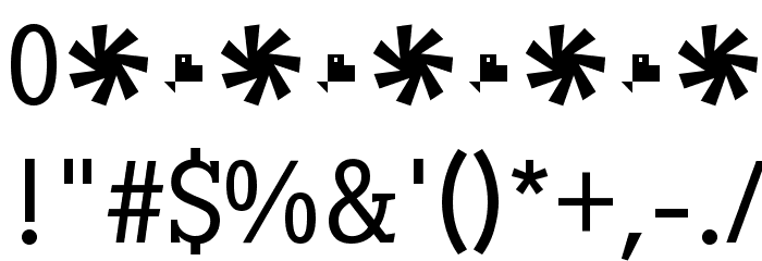 Heptal Book Font OTHER CHARS