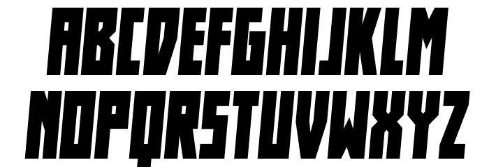 Her Champions Bold Semi-Italic Font LOWERCASE