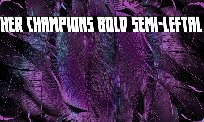 Her Champions Bold Semi-Leftal Example 2