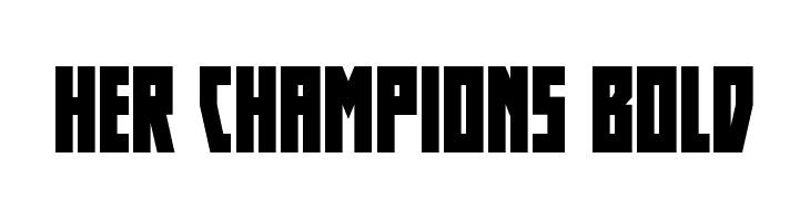 Her Champions Bold  免费字体下载