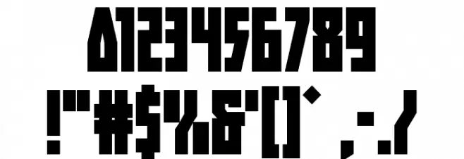 Her Champions Bold Font OTHER CHARS