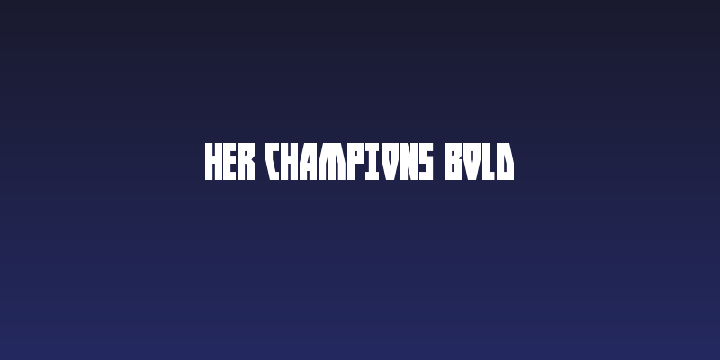 Her Champions Bold Social Header