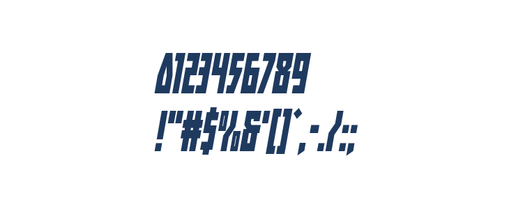 Her Champions Condensed Italic Other Characters