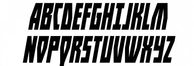 Her Champions Condensed Italic Fonte MAIÚSCULAS