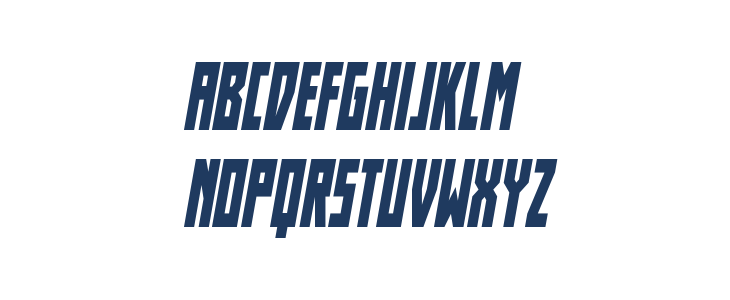 Her Champions Condensed Italic Lowercase