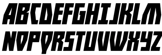 Her Champions Expanded Italic Font Litere mari