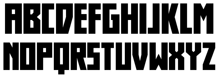 Her Champions Expanded Font LOWERCASE