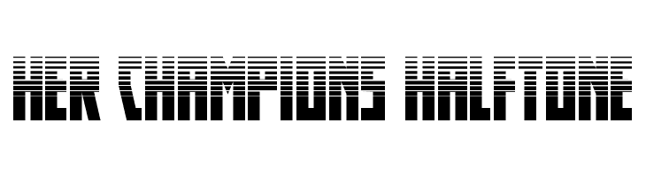 Her Champions Halftone  免费字体下载