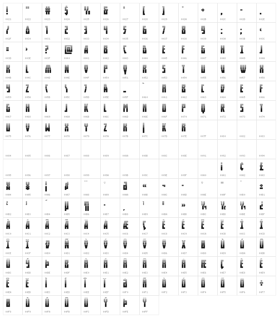 Her Champions Halftone Character Map