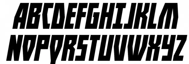 Her Champions Italic Caratteri MAIUSCOLE
