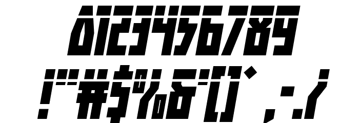 Her Champions Laser Italic Font OTHER CHARS