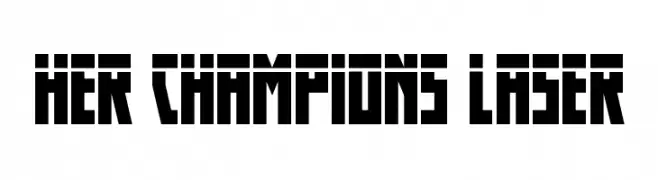 Her Champions Laser  Fuentes Gratis Descargar