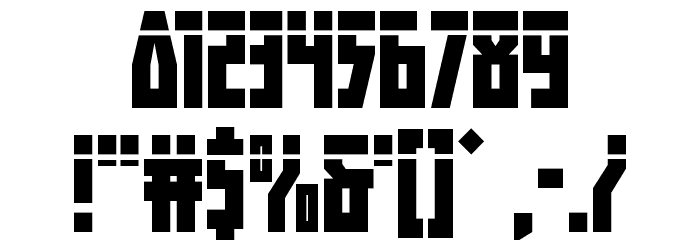 Her Champions Laser Font OTHER CHARS