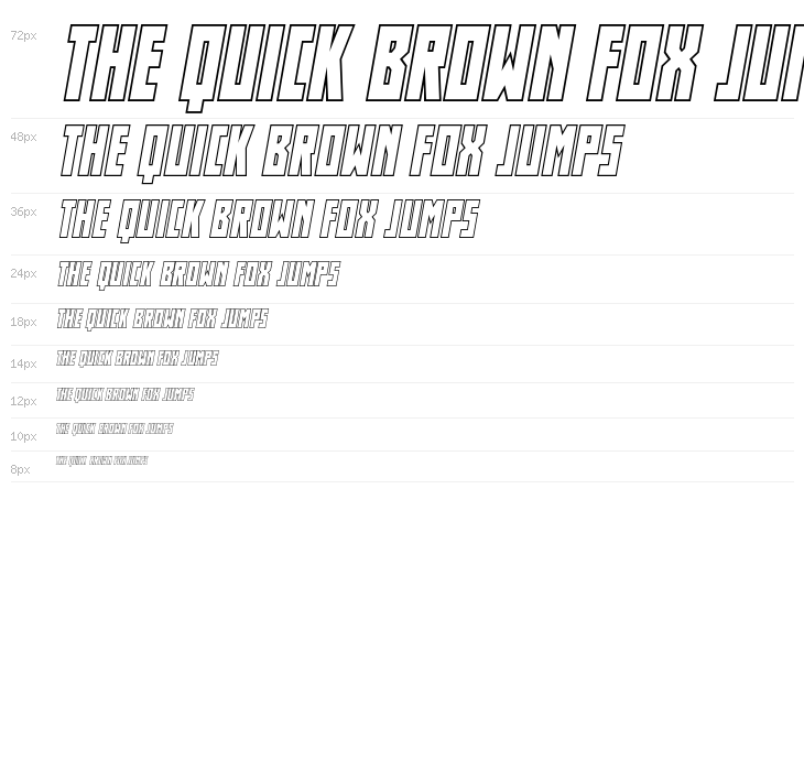 Her Champions Outline Italic Waterfall