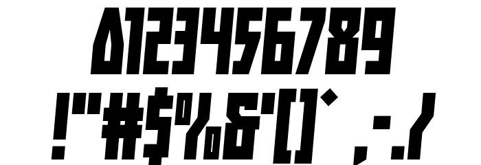 Her Champions Semi-Italic Font OTHER CHARS