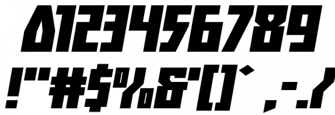 Her Champions Wide Italic Font OTHER CHARS