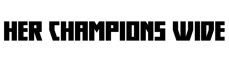 Her Champions Wide  免费字体下载