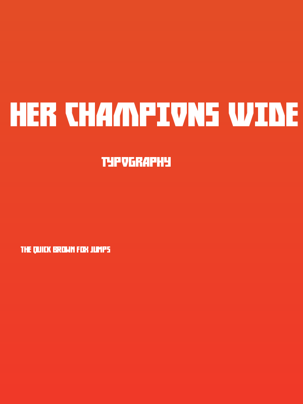 Her Champions Wide Poster