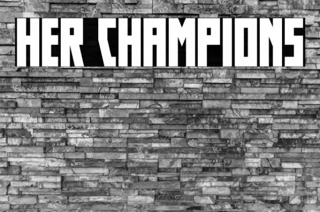Her Champions Font examples