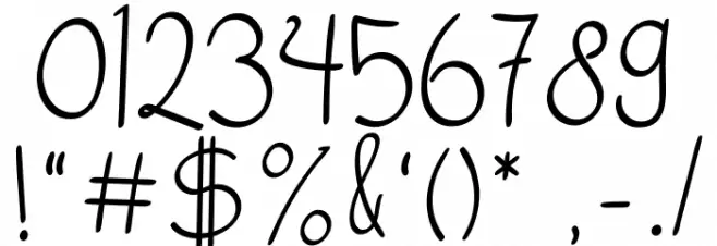 Her Garden Regular Font OTHER CHARS