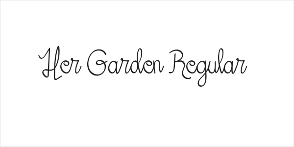 Her Garden Regular Logo