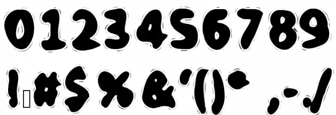 Her Pin Code Is 0-0-0-0 Bold Font OTHER CHARS