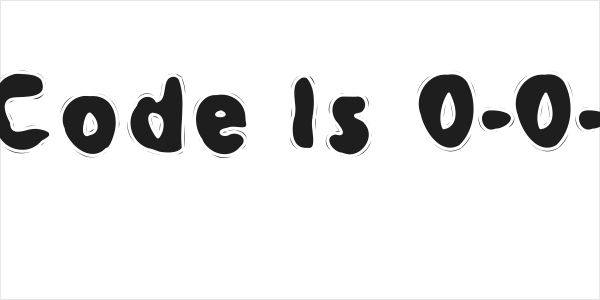 Her Pin Code Is 0-0-0-0 Bold Logo