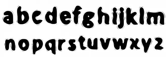 Her Pin Code Is 0-0-0-0 Bold Schriftart Kleinbuchstaben
