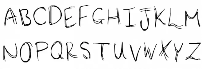 Her Royal Snootyness Font UPPERCASE