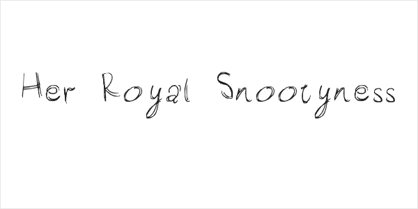 Her Royal Snootyness Logo