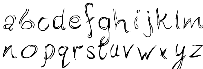Her Royal Snootyness Font LOWERCASE