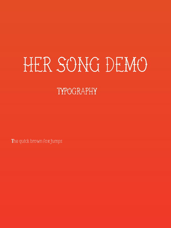 Her Song Demo Poster
