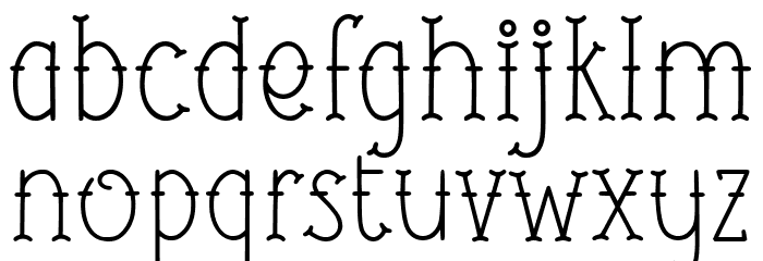 Her Song Demo Font LOWERCASE