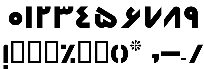 Heraat Font OTHER CHARS
