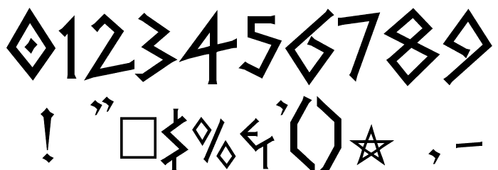 Herakles Font OTHER CHARS
