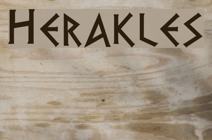 Herakles Font examples