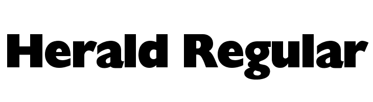 Herald Regular Font