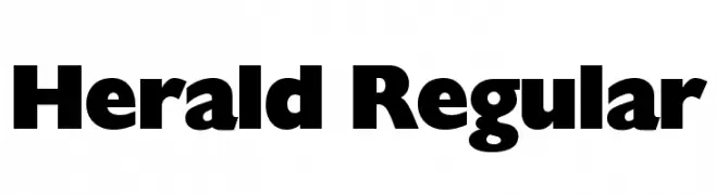 Herald Regular  baixar fontes gratis