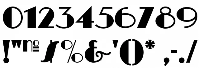 Herald Square NF Font OTHER CHARS