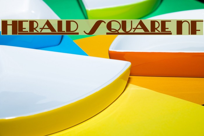 Herald Square NF Font examples