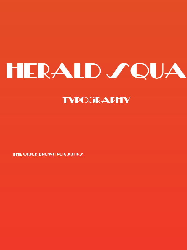 Herald Square NF Poster