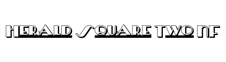 Herald Square Two NF Font
