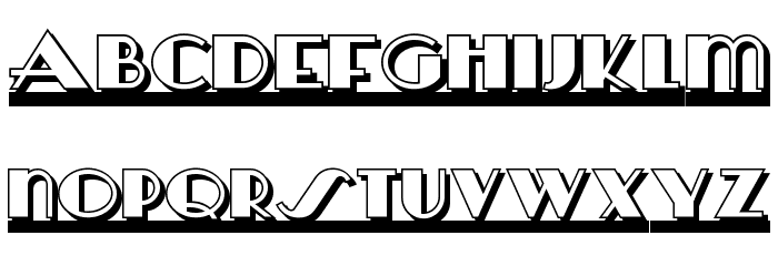 Herald Square Two NF Font LOWERCASE