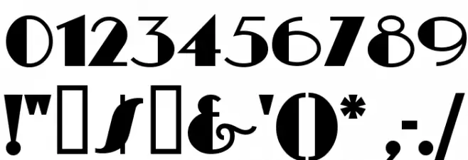 HeraldSquare Font OTHER CHARS